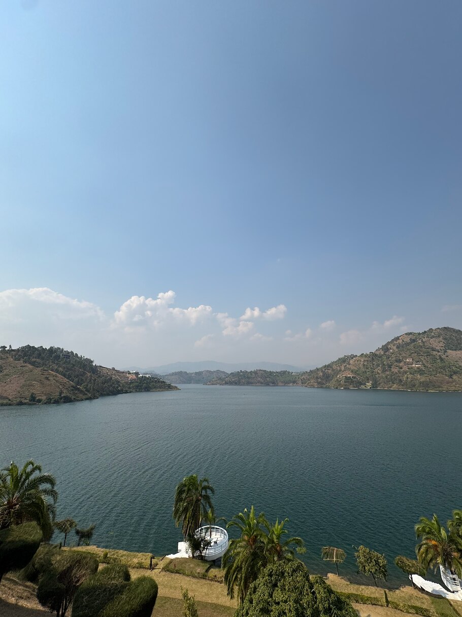 Lake Kivu and the surrounding hills